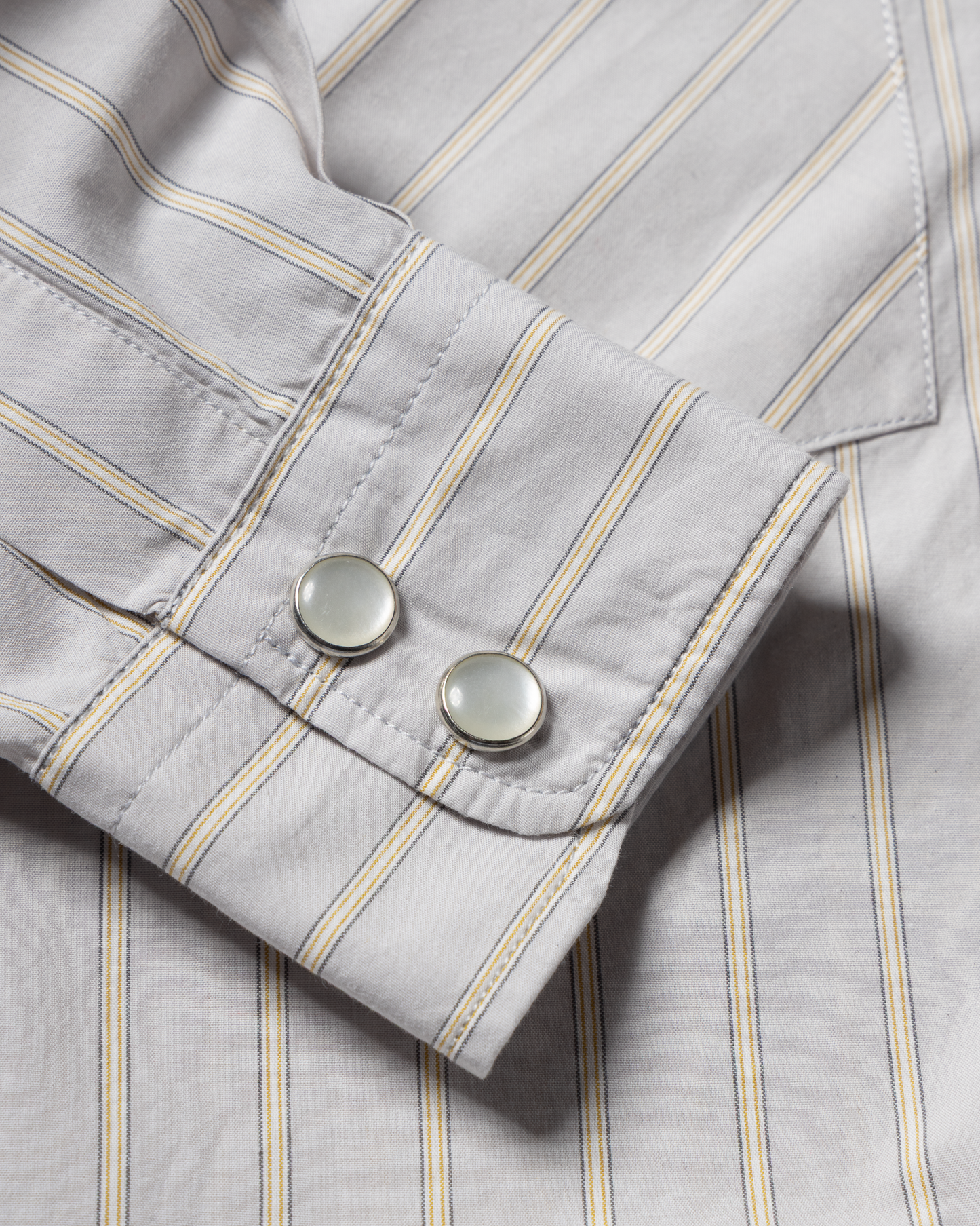 Poplin Stripe Western Shirt