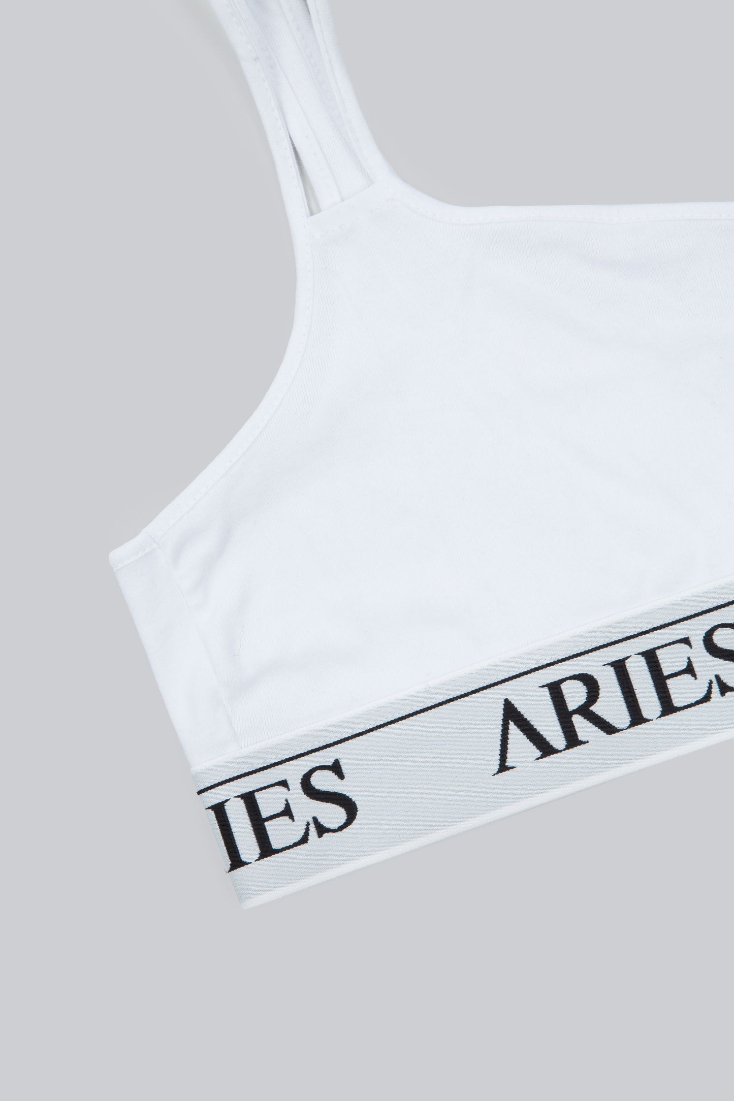 Rib Asymmetric Crop Top