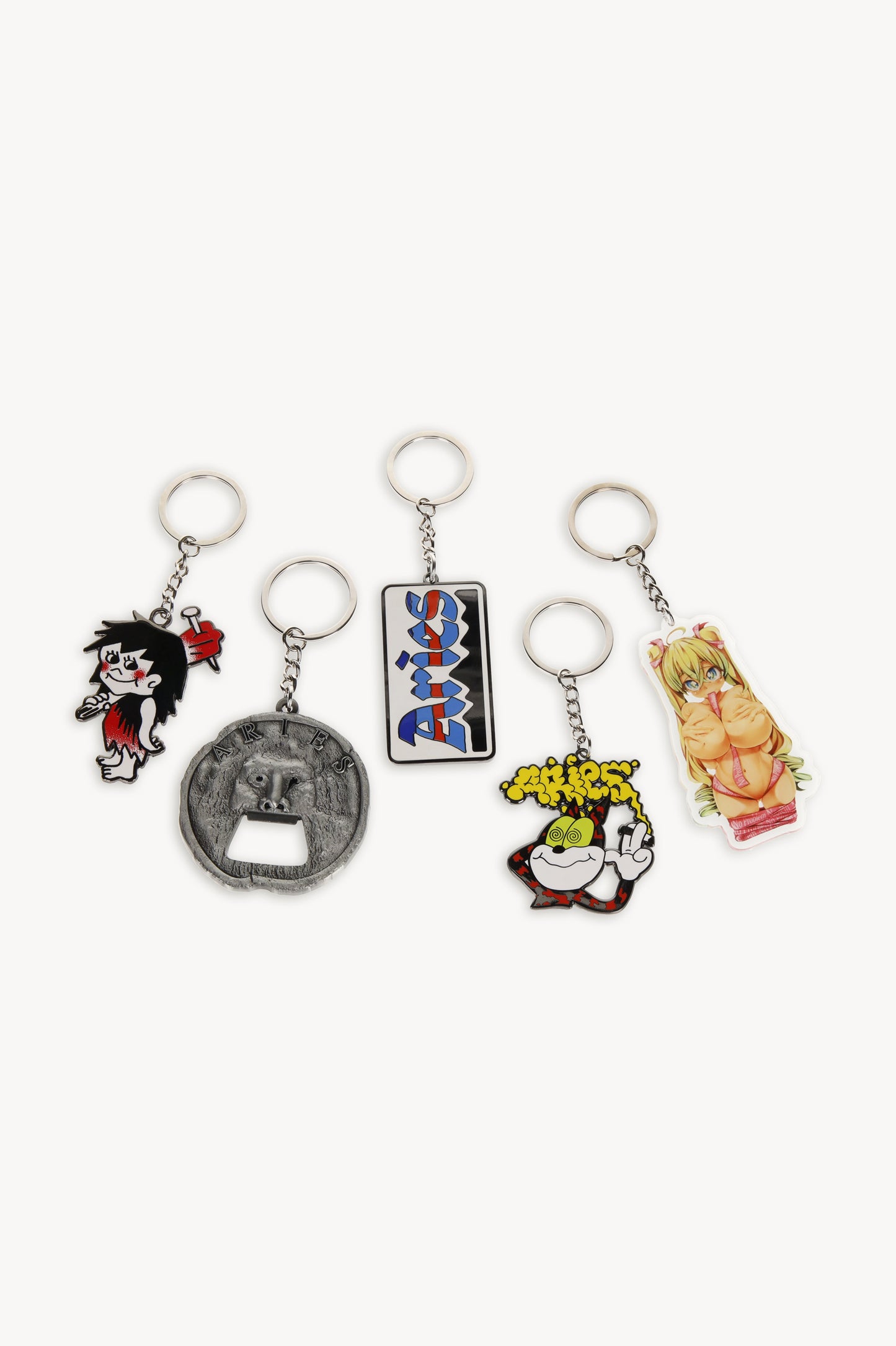 Smoking Cat Keyring