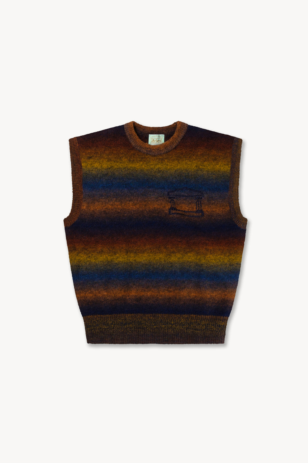 Boucle Space Dye Knit Vest