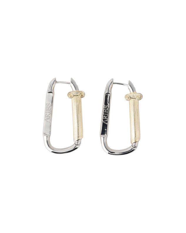 Mini Column Carabiner Earring - PAIR