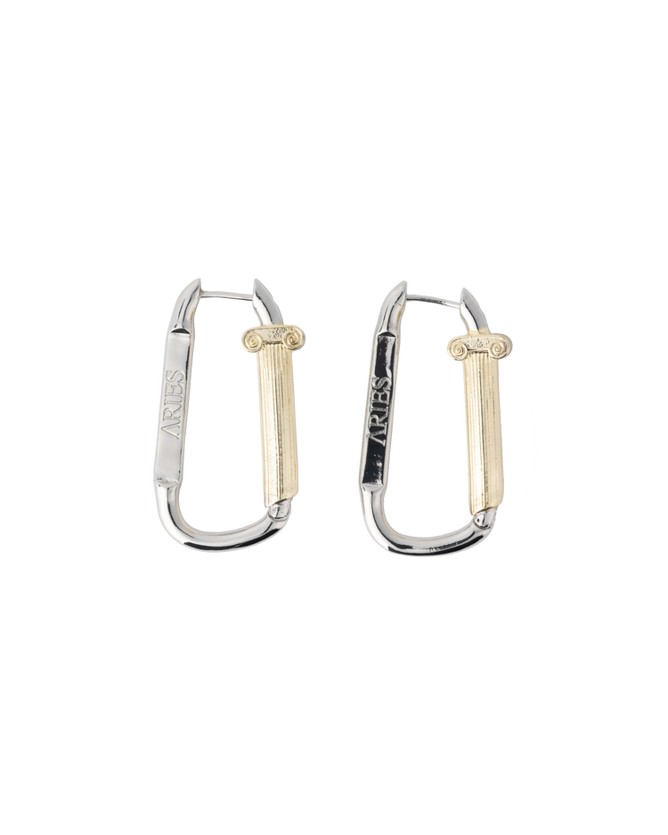 Mini Column Carabiner Earring - PAIR