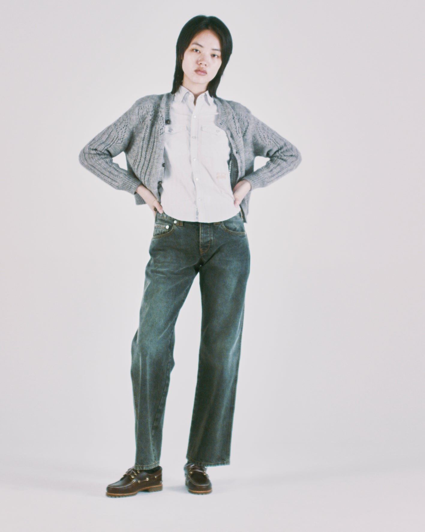 Distressed Low Rise Tyrone Jean