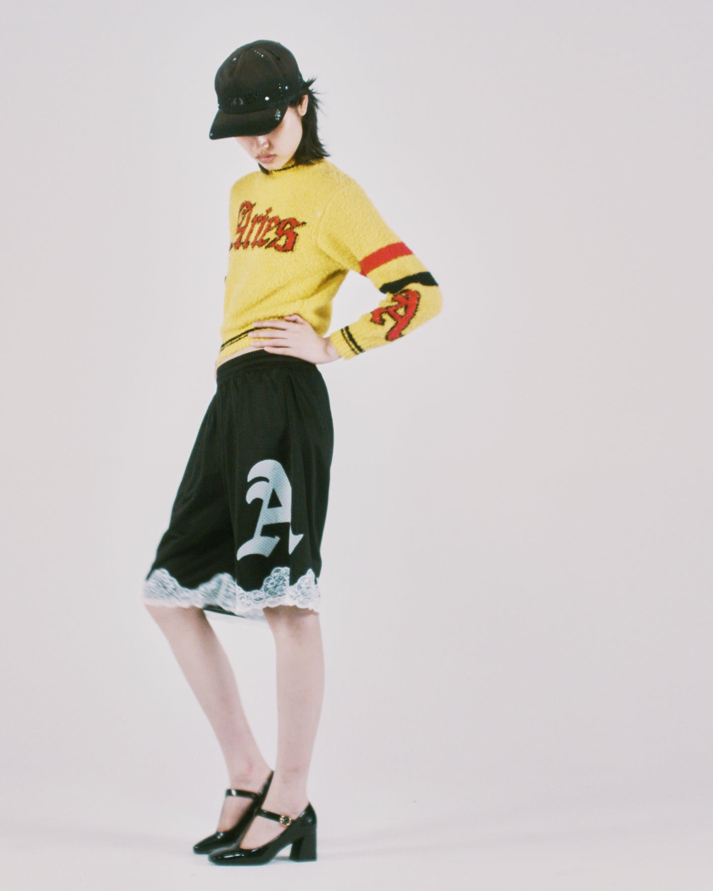 Acid Boucle Knit Crew