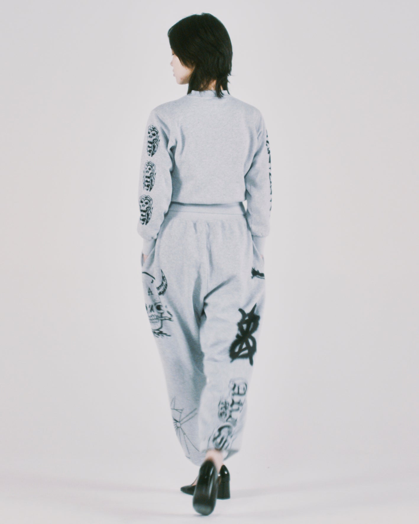 Metal Marl Sweatpant