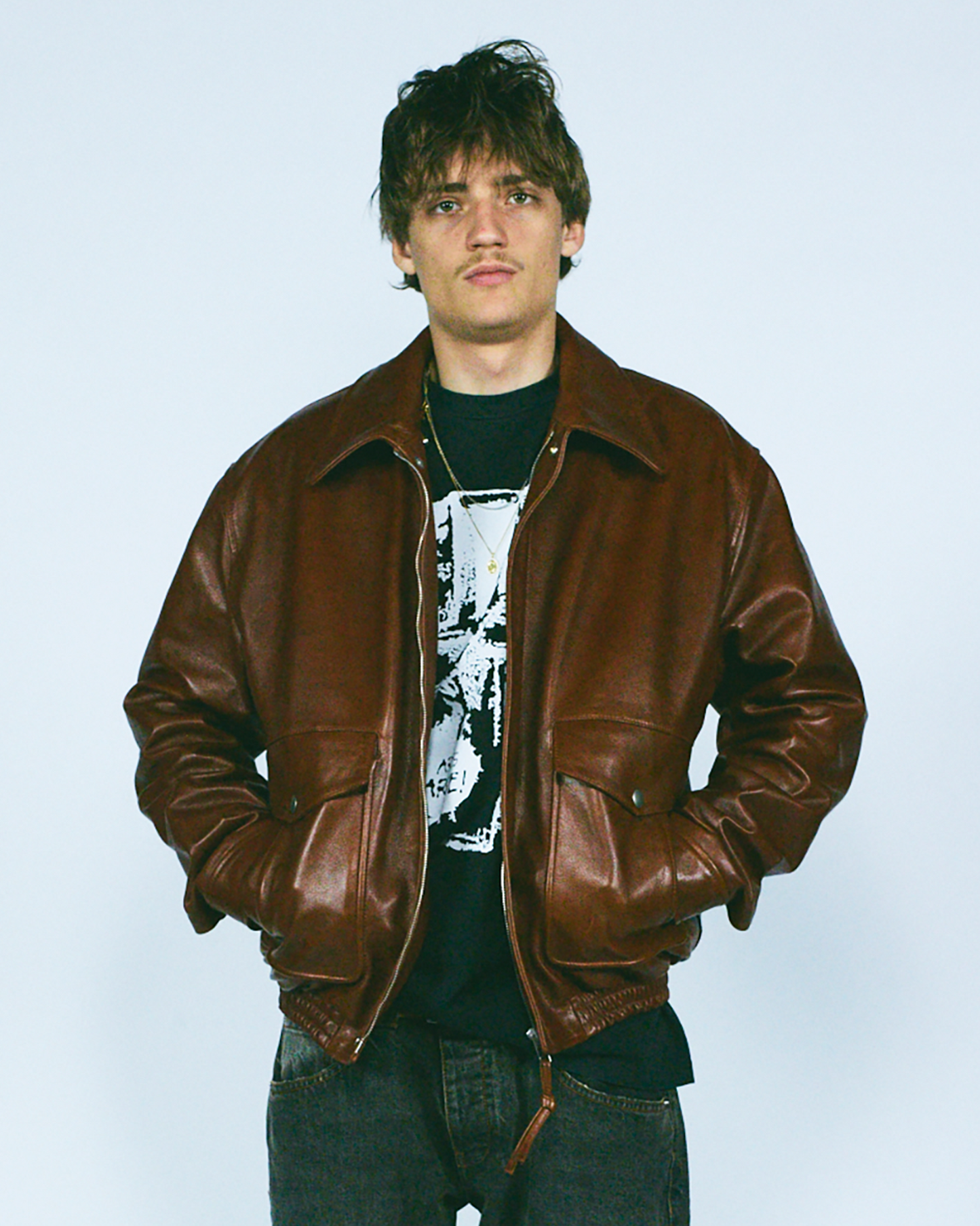 Leather Flight Jacket