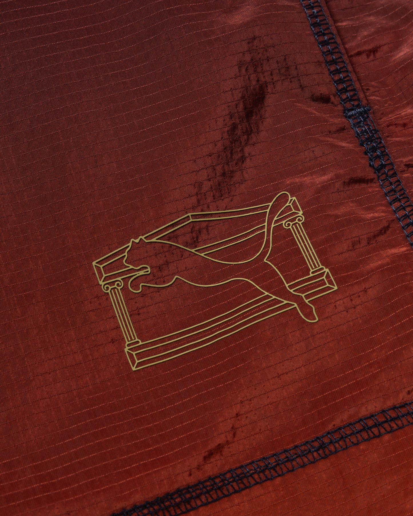 puma x aries ombre nylon quarter lace hooded jacket