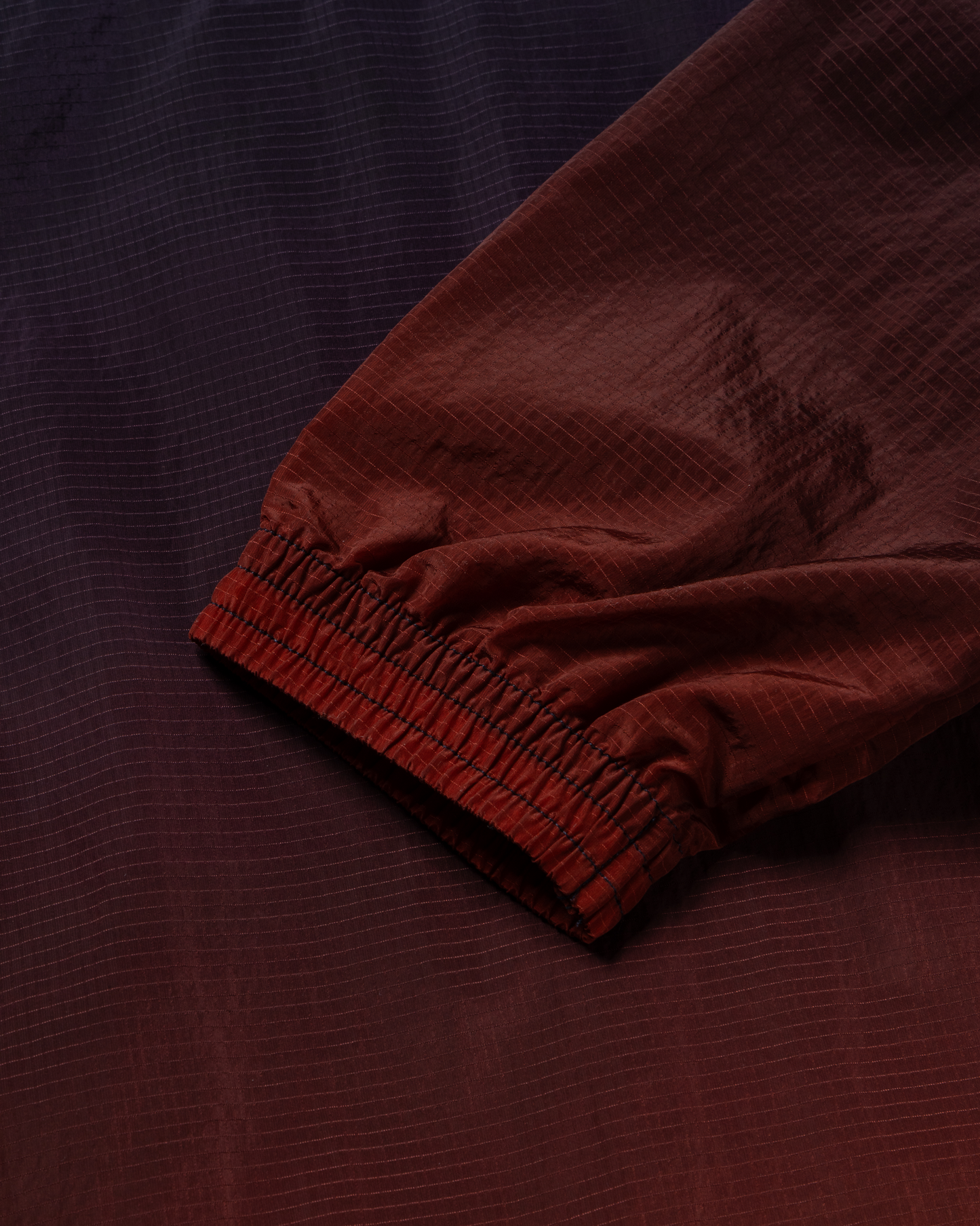 puma x aries ombre nylon quarter lace hooded jacket