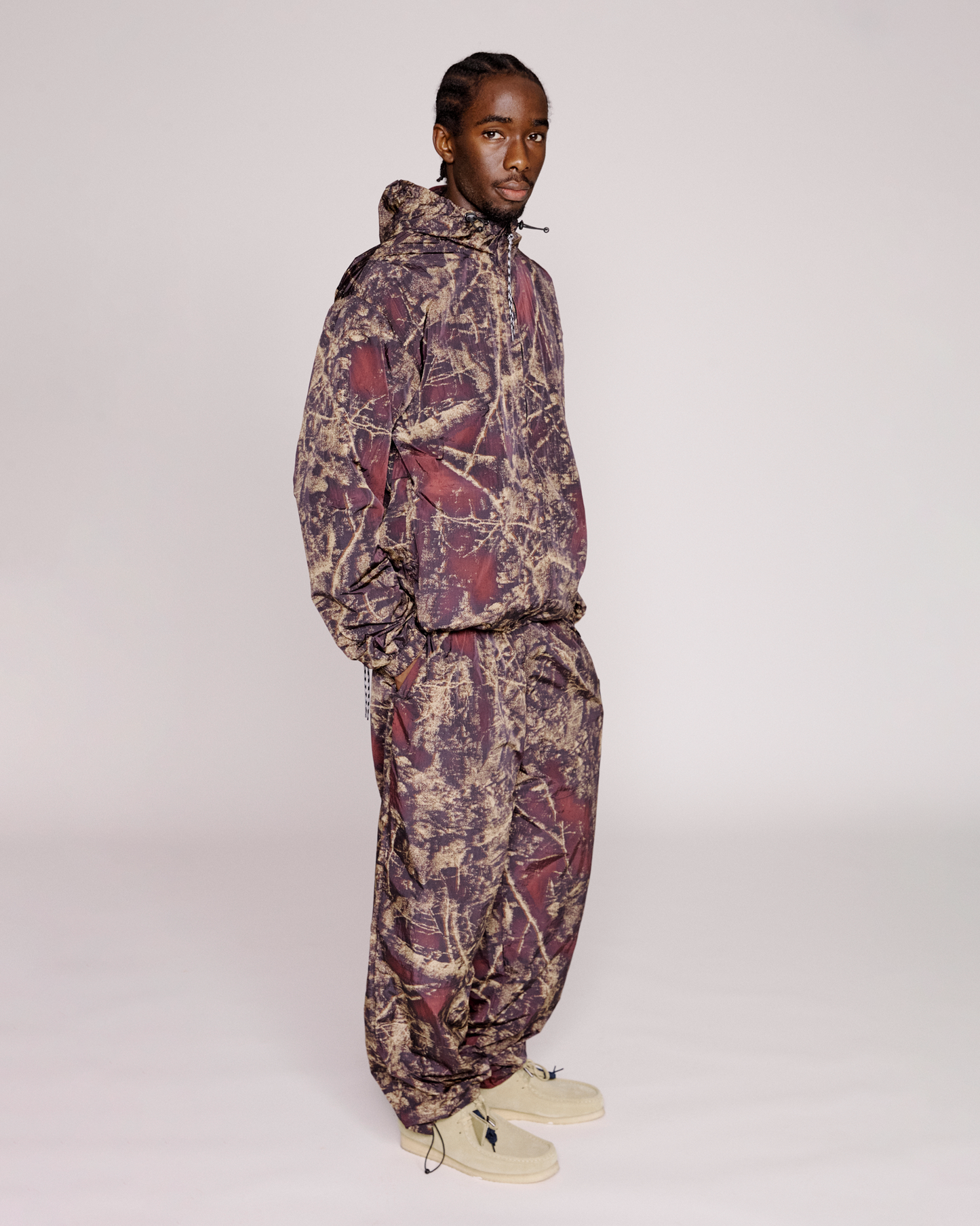 Forest Glitch Nylon Pant