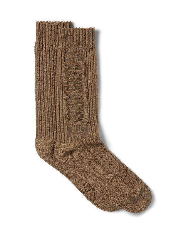 Towelling Column Sock