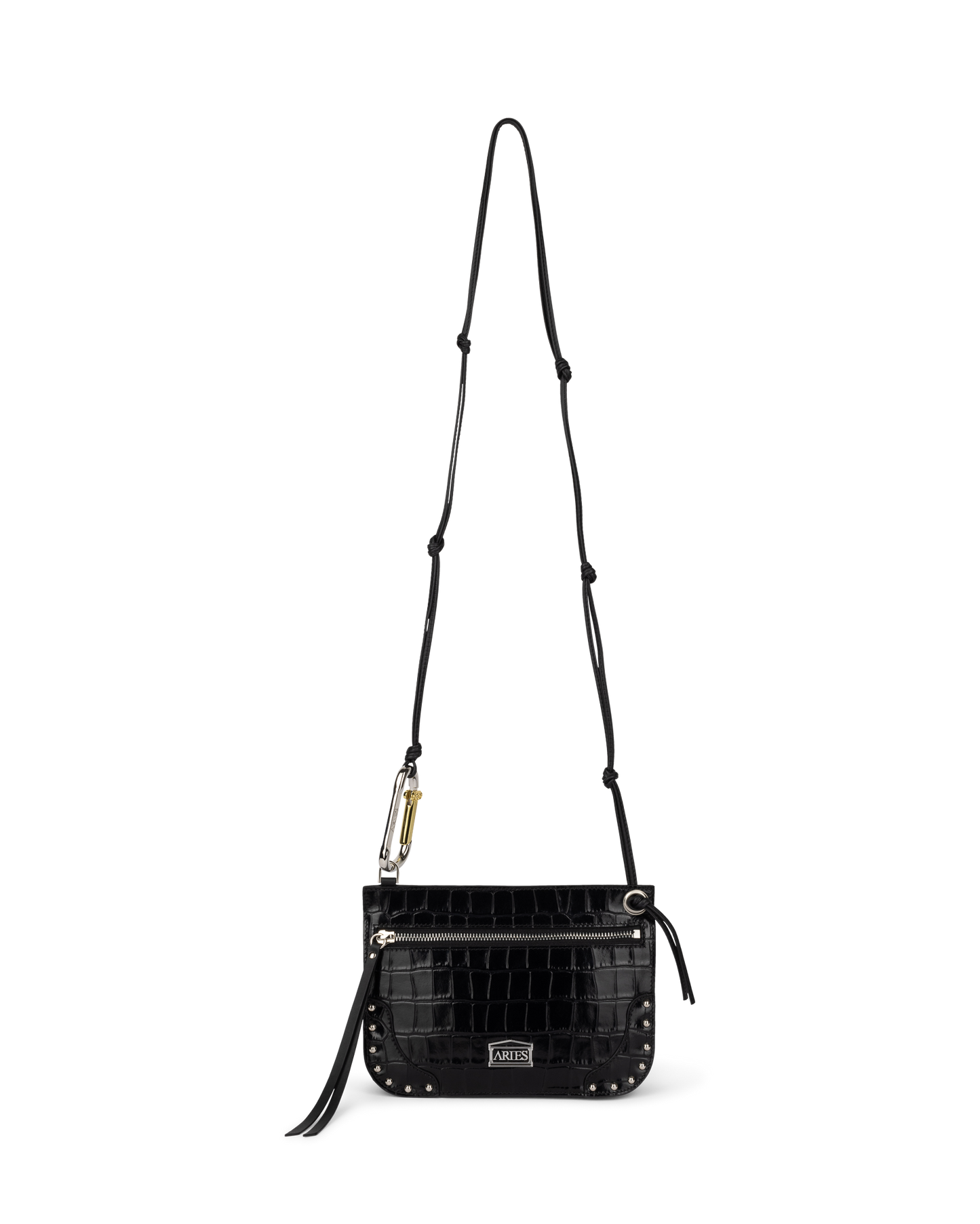 Croc Studded Bobby Bag