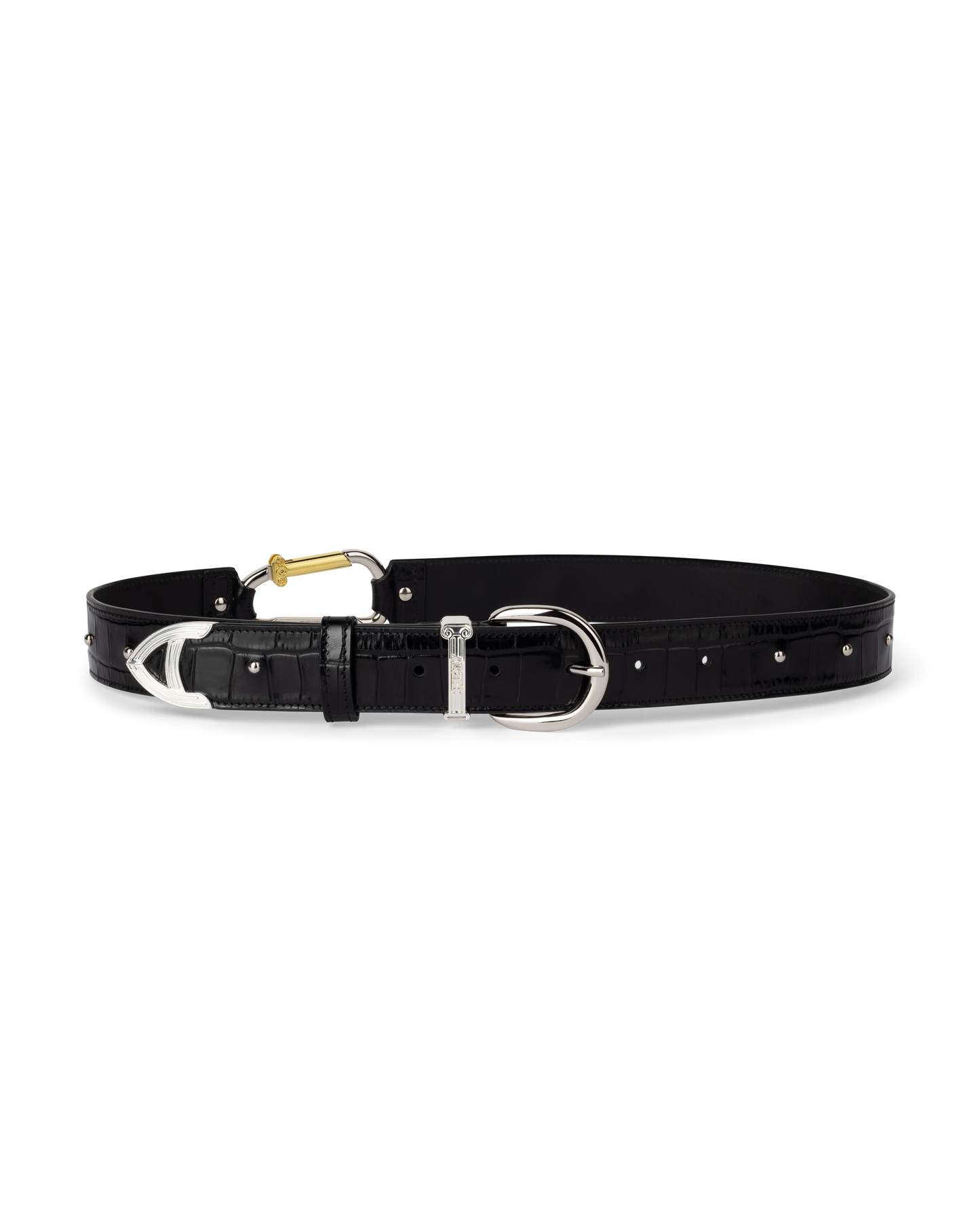 Croc Studded Mazzo Belt