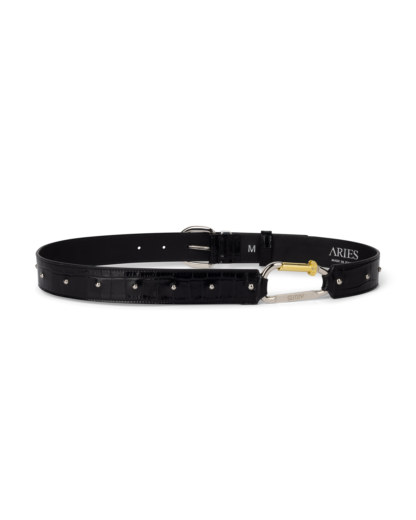 Croc Studded Mazzo Belt