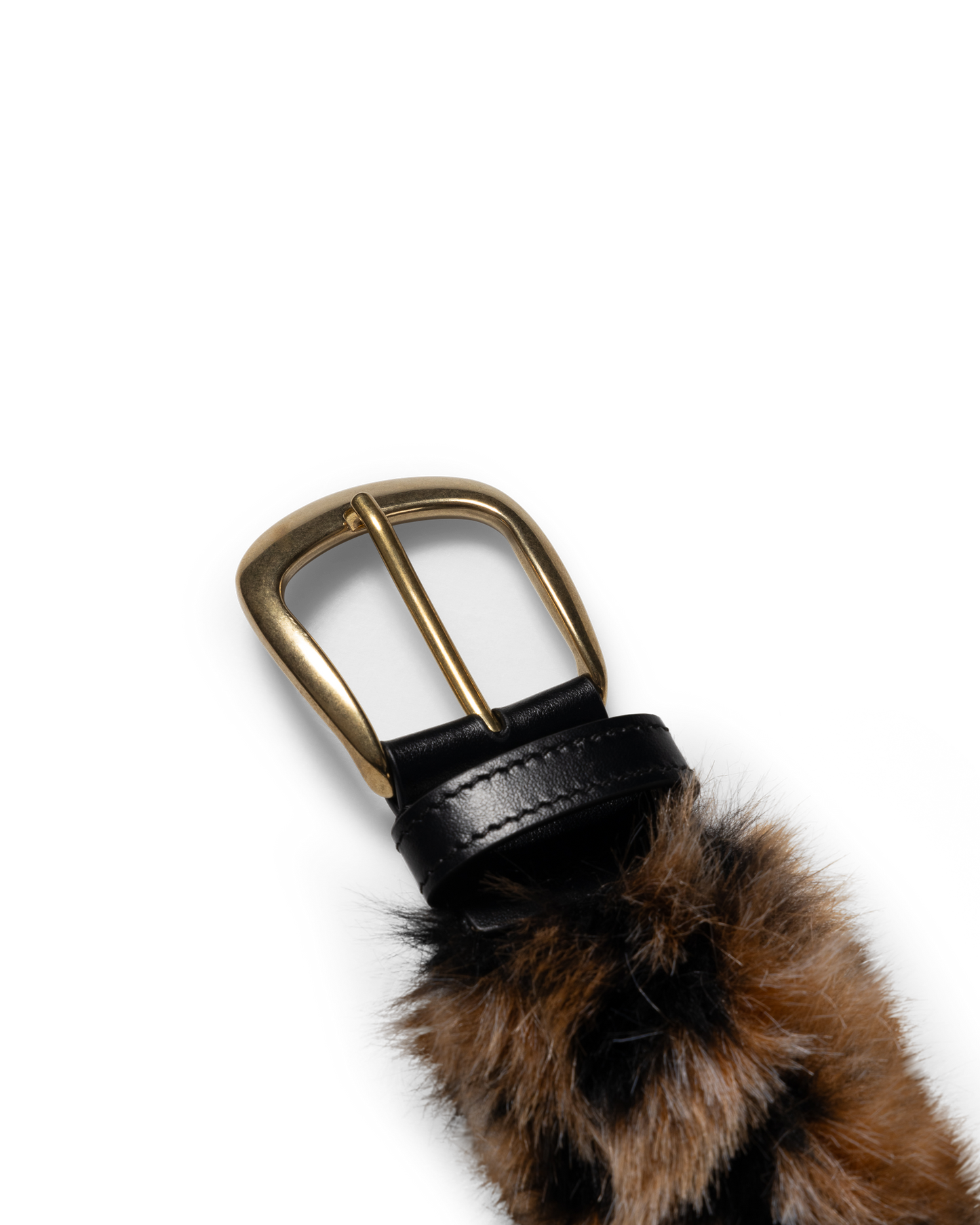 Faux Leopard Mazzo Belt