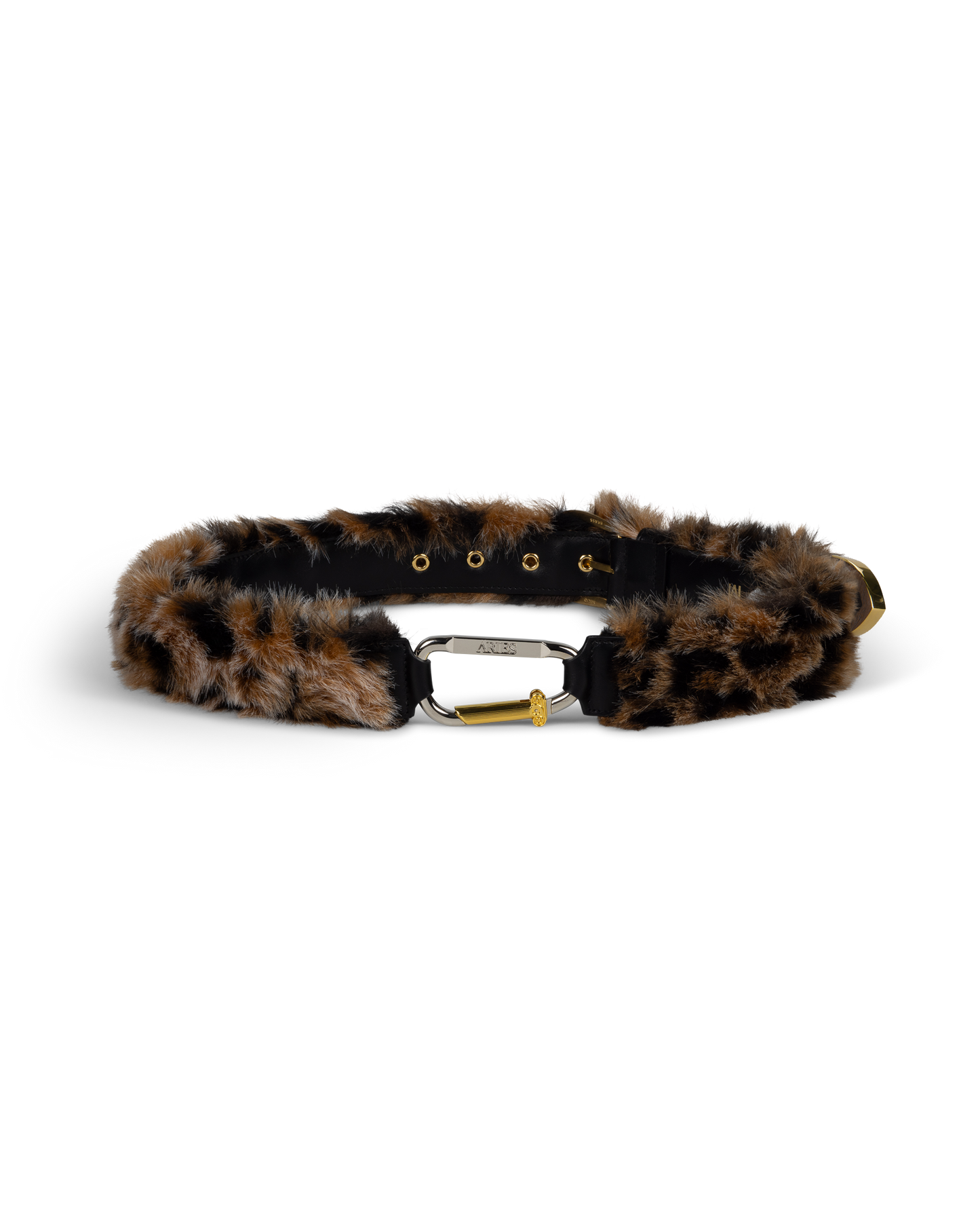 Faux Leopard Mazzo Belt
