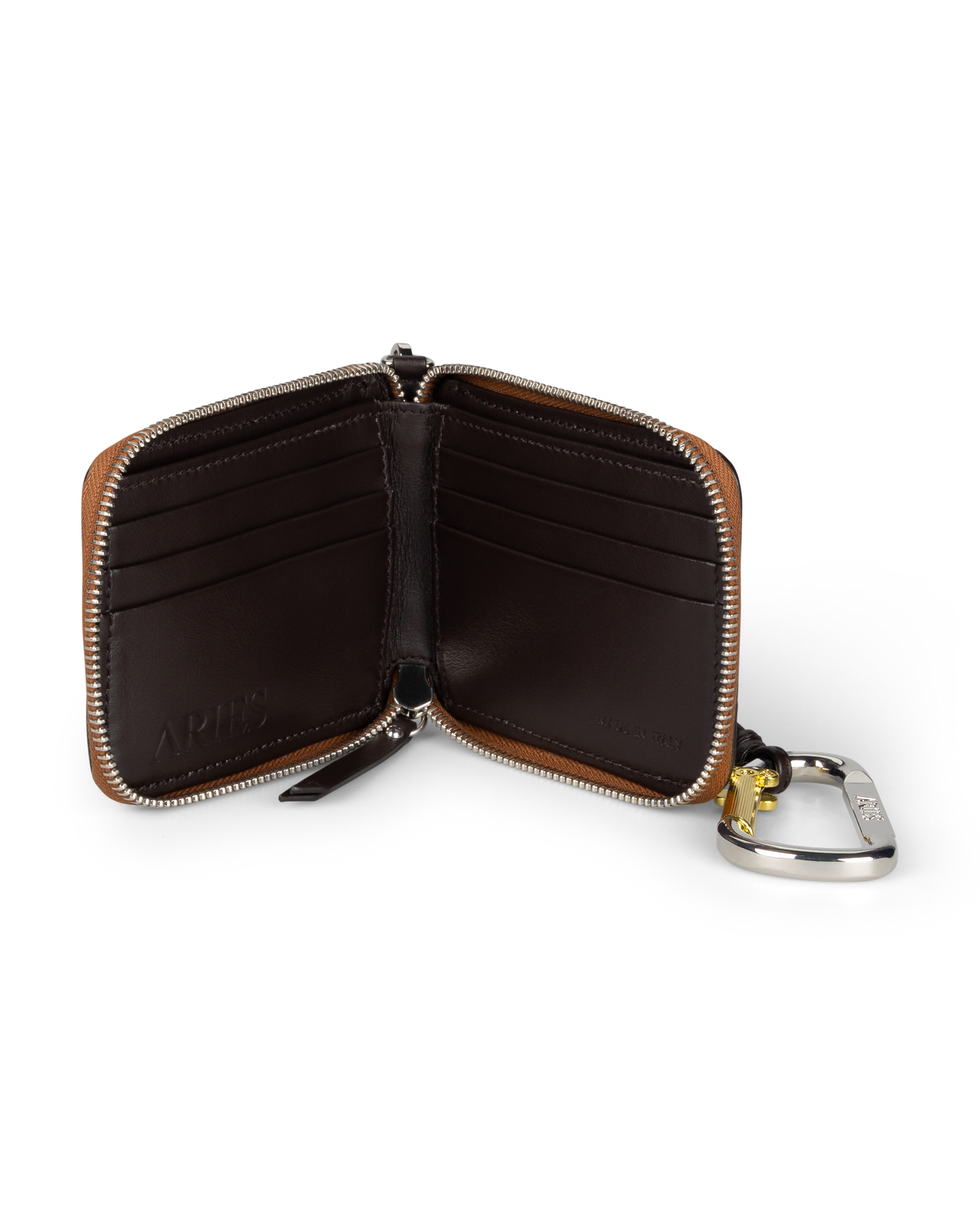 Snake Print Leather Bobby Wallet