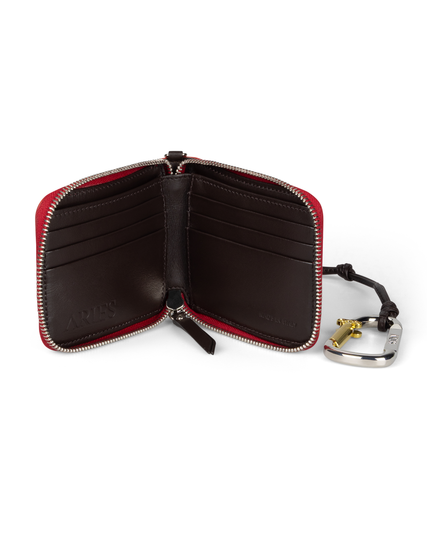 Snake Print Leather Bobby Wallet