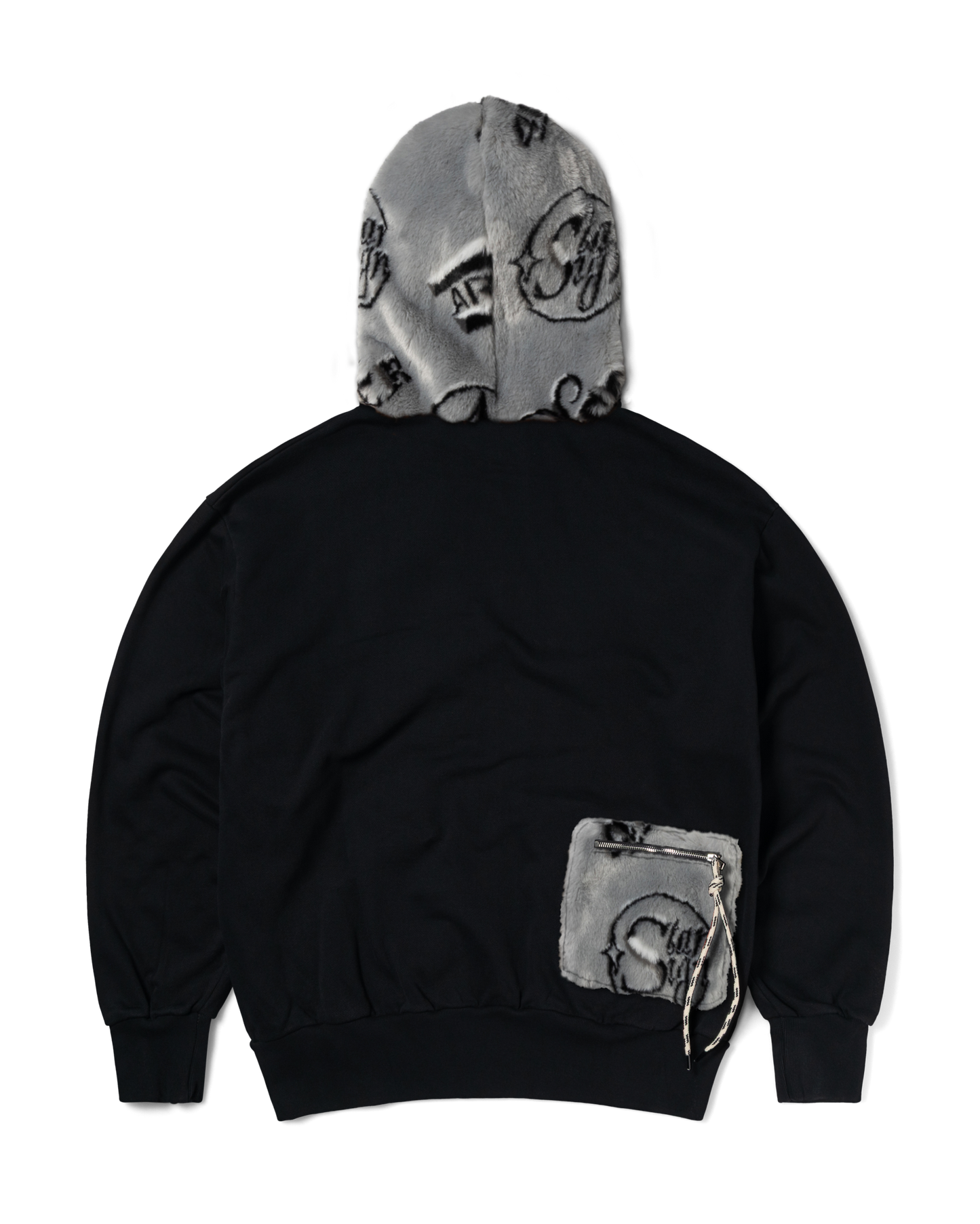 Furry Zip Through Hoodie