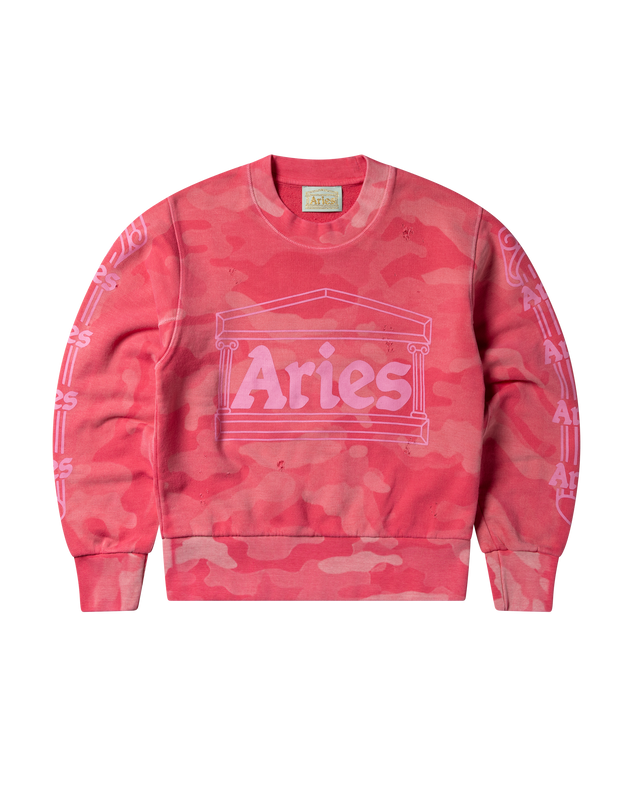 Aged Column Camo Sweat