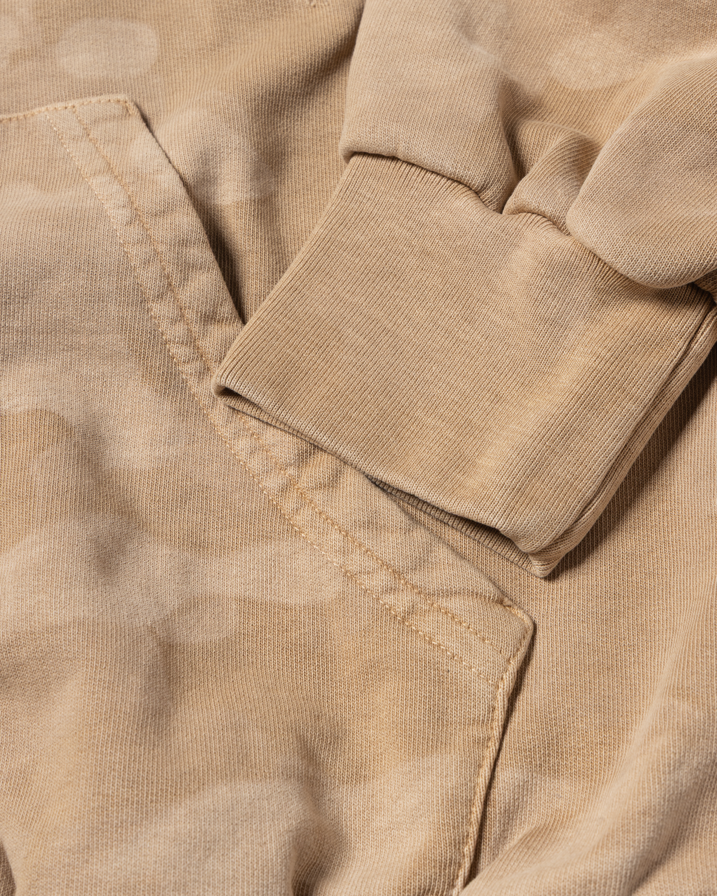 Aged Temple Camo Zip Through Hoodie