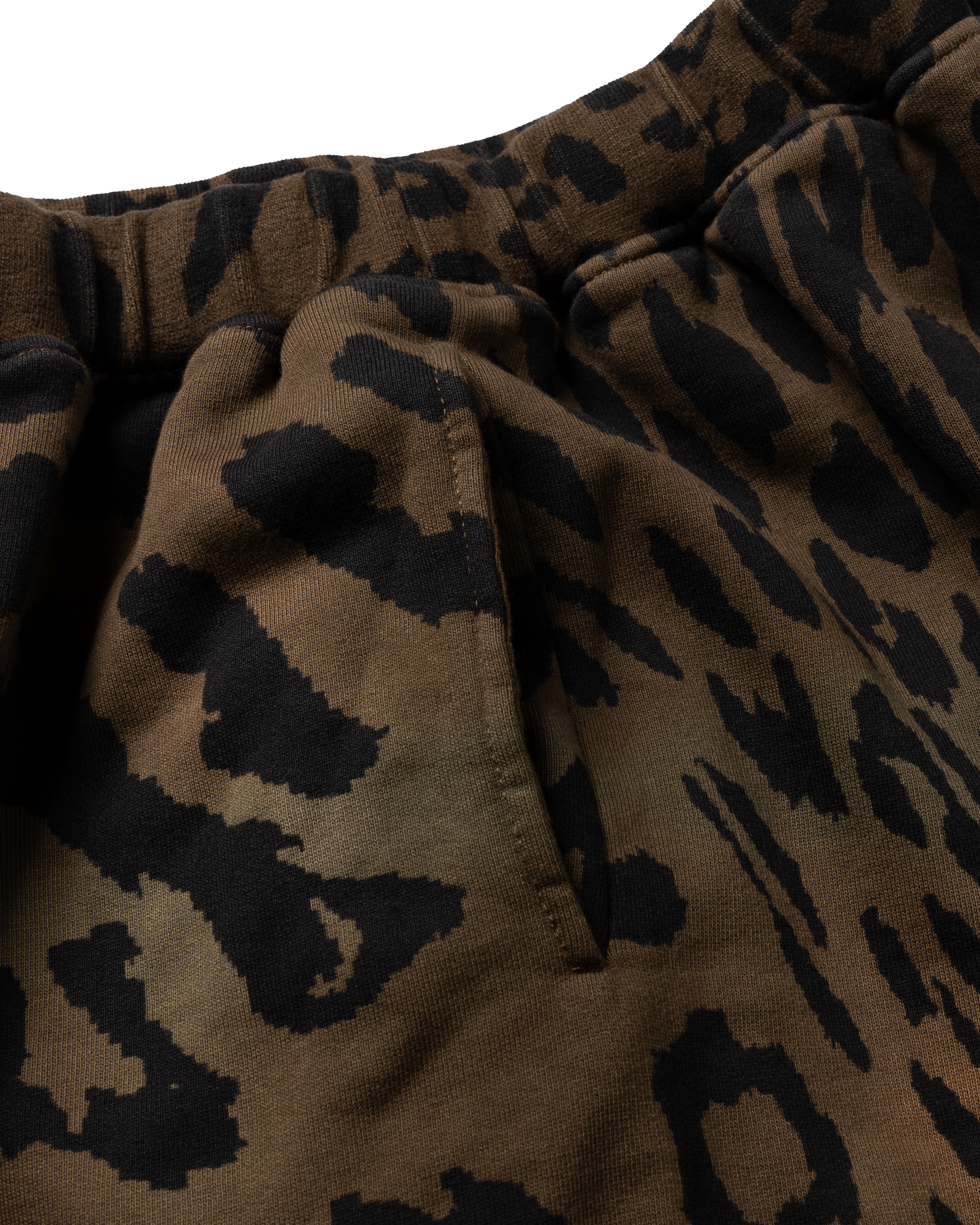 Leopard Tie Dye Straight Sweatpant