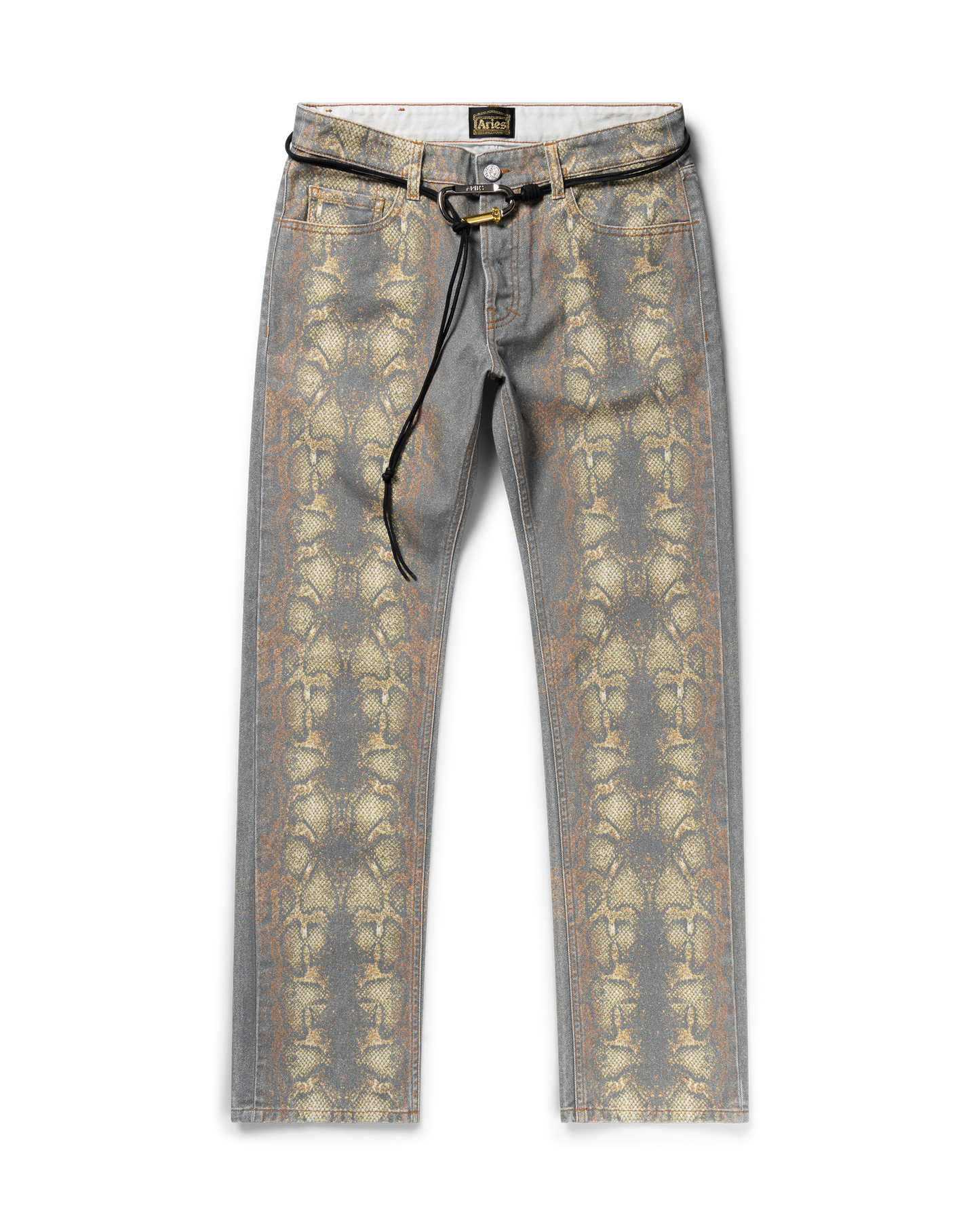 Snake Print Low Rise Lilly Jeans