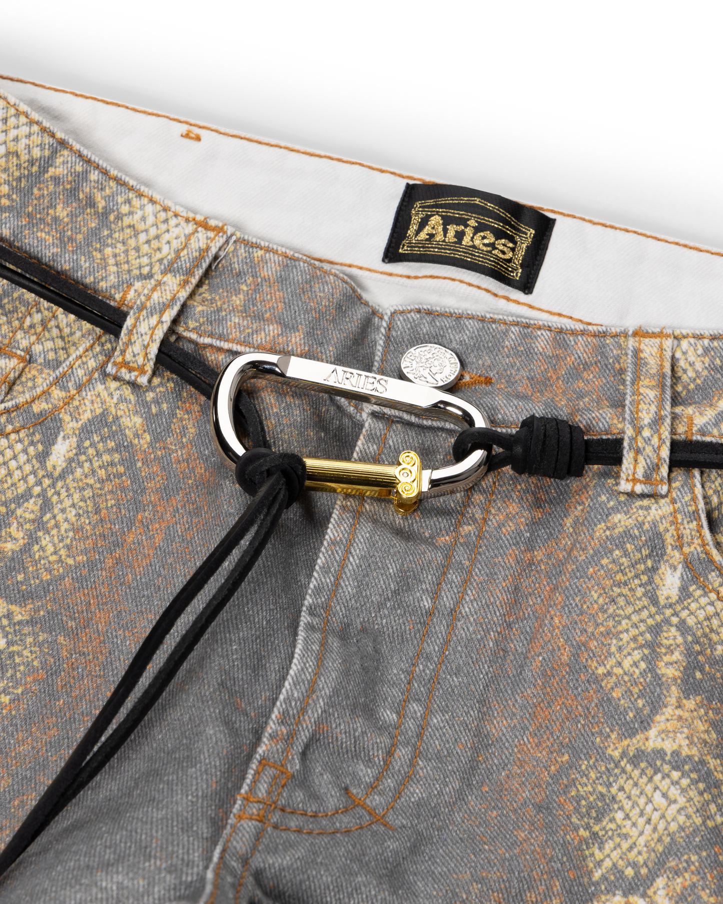 Snake Print Low Rise Lilly Jeans