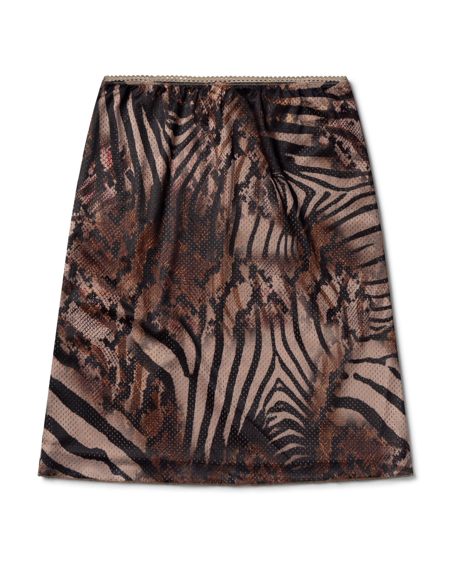 Animal Airtex Midi Skirt