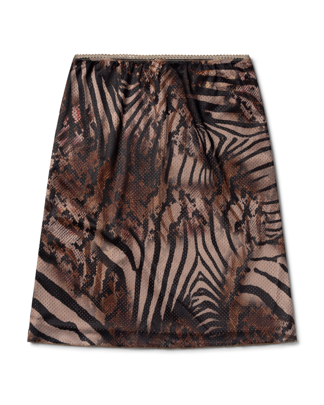 Animal Airtex Midi Skirt