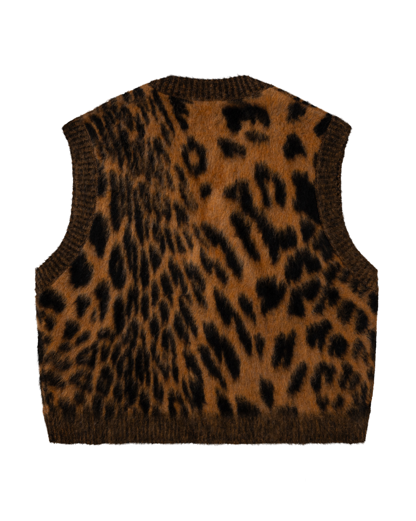 Brushed Leopard Vest