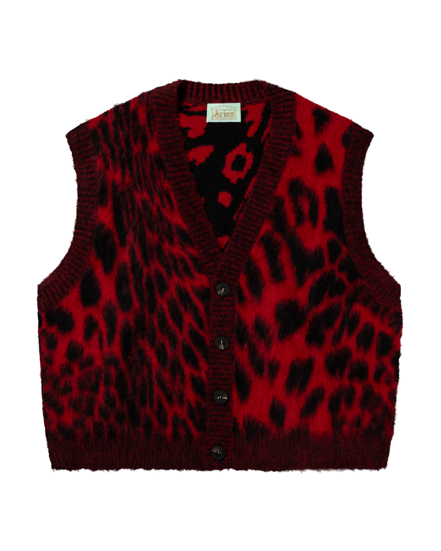 Brushed Leopard Vest