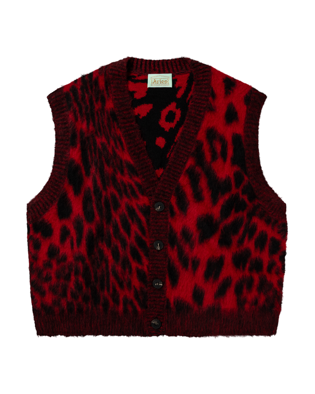 Brushed Leopard Vest