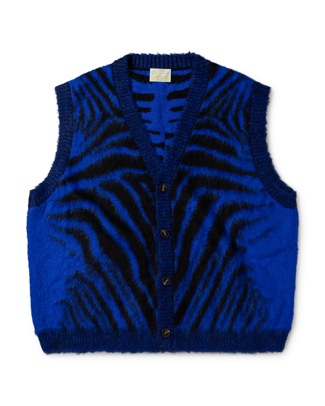 Brushed Zebra Vest