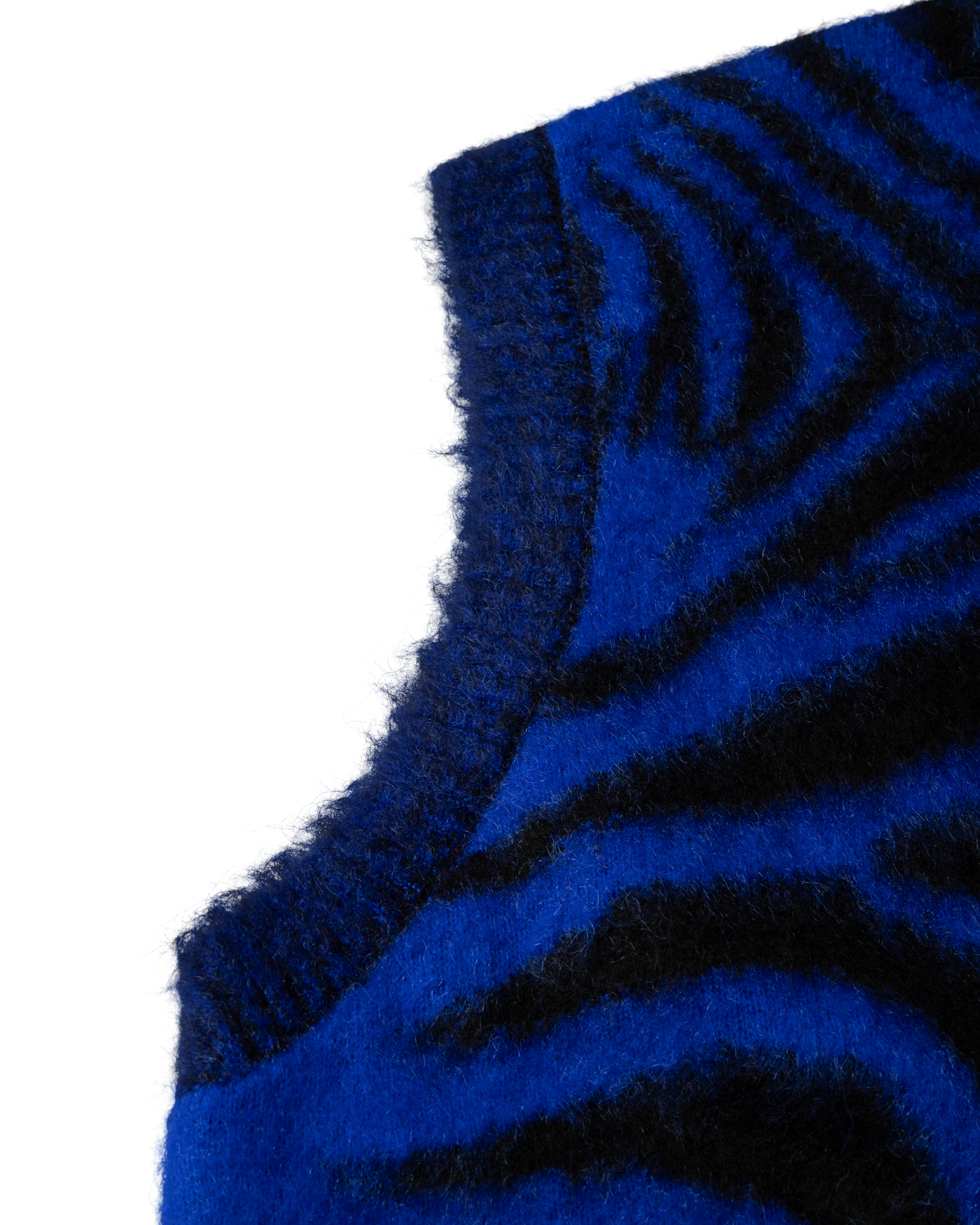 Brushed Zebra Vest