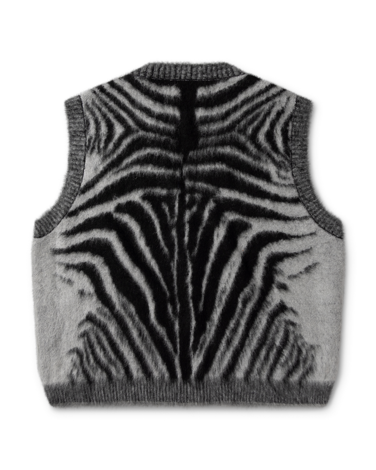Brushed Zebra Vest