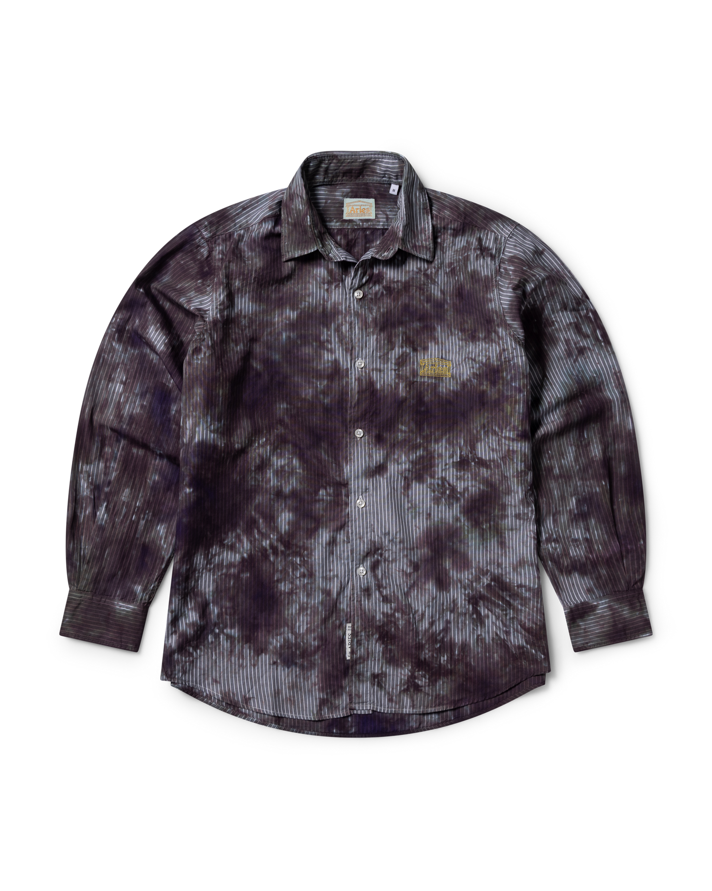 Tie Dye Stripe Poplin Shirt