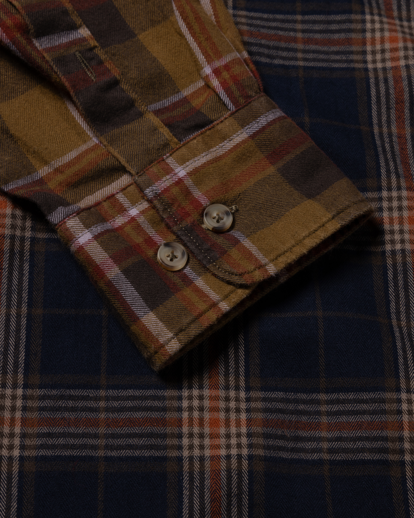 Overdyed Patchwork LS Shirt