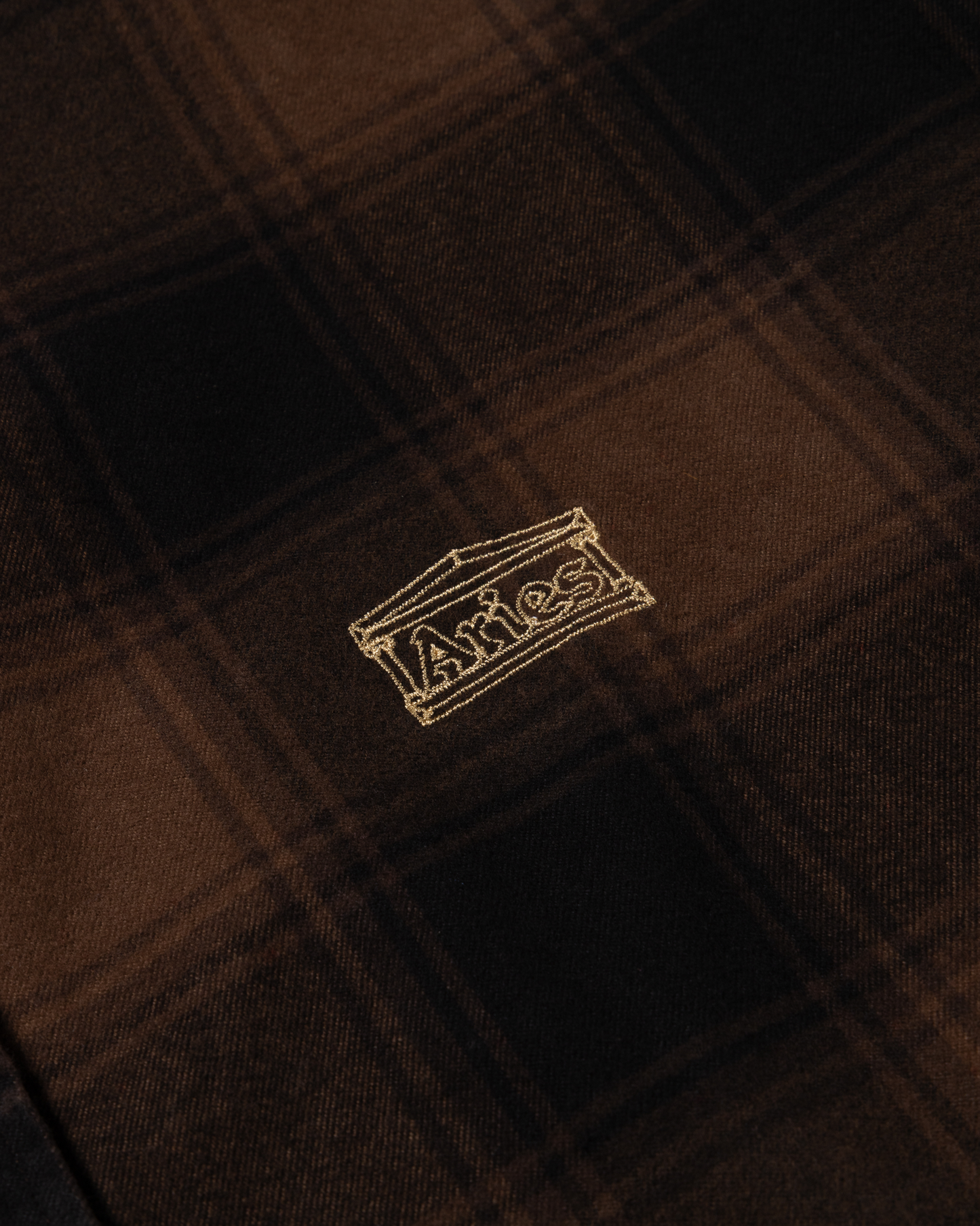Brushed Flannel Patchwork LS Shirt