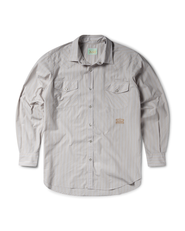 Poplin Stripe Western Shirt