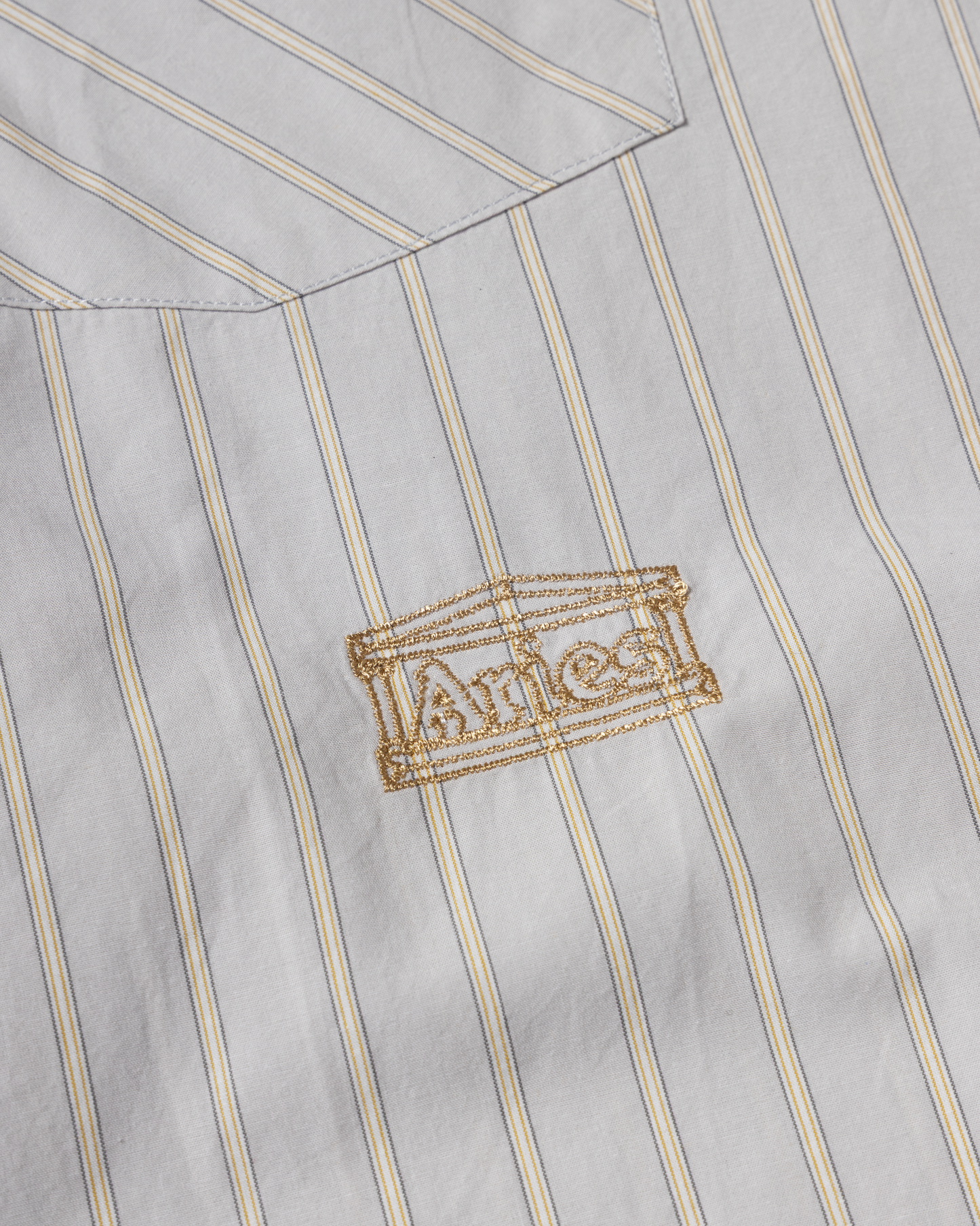 Poplin Stripe Western Shirt