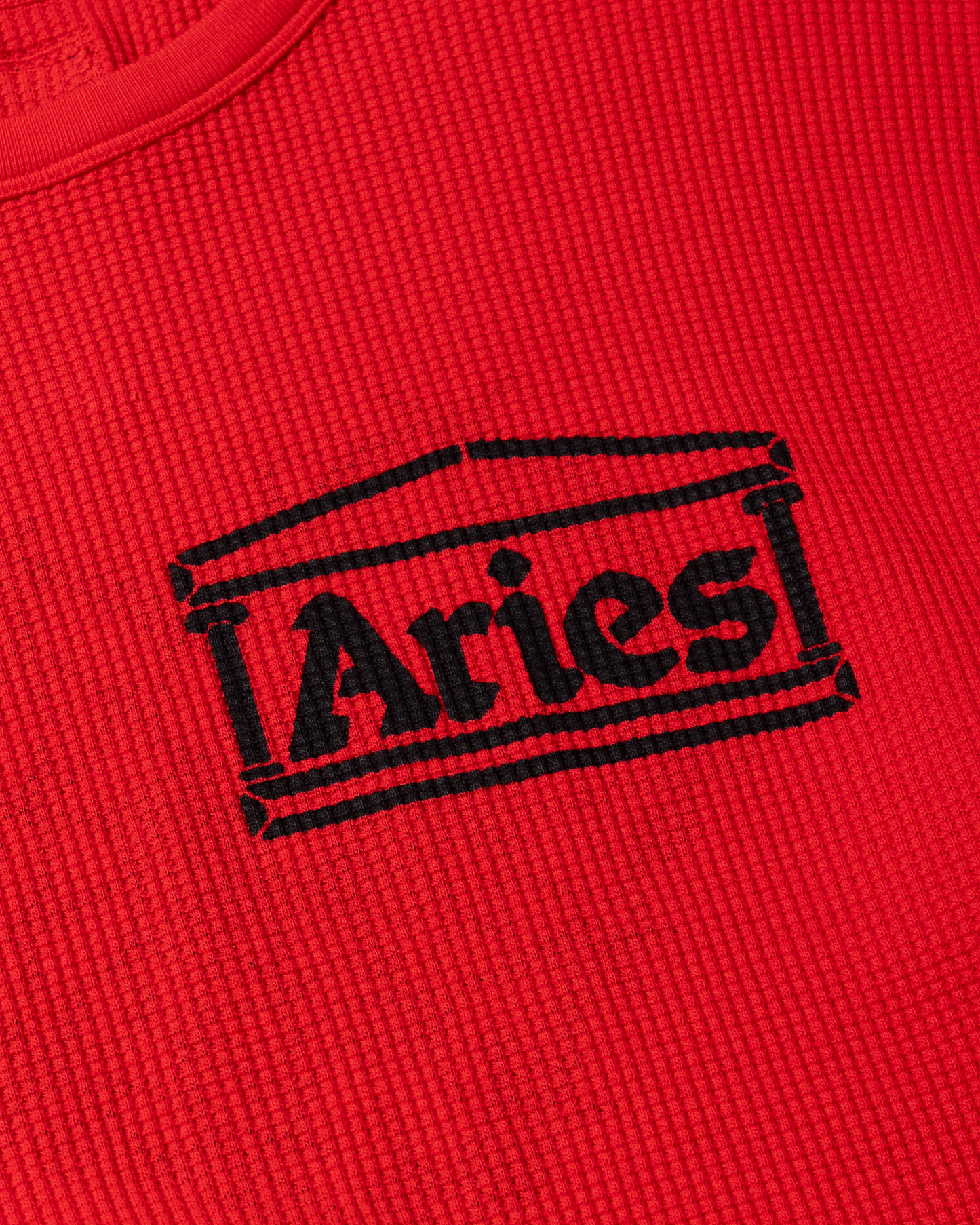Reversible Barbed Love Temple Waffle LS Tee