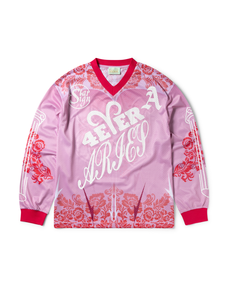 Graphic Gothic Lace Airtex LS Tee