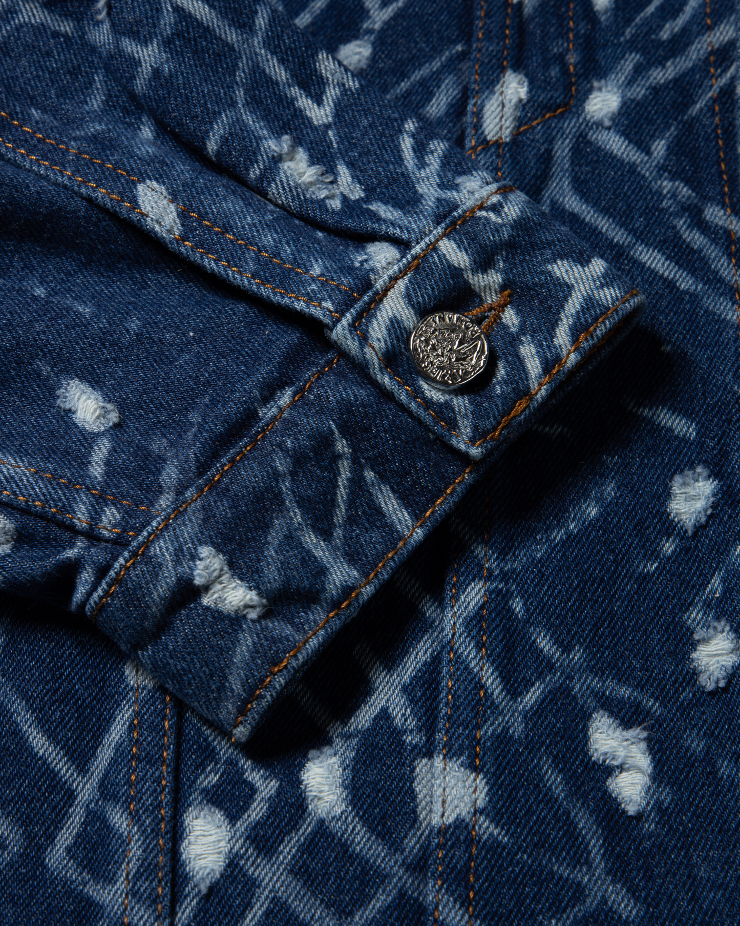 Laser Chain Mail Trucker Jacket