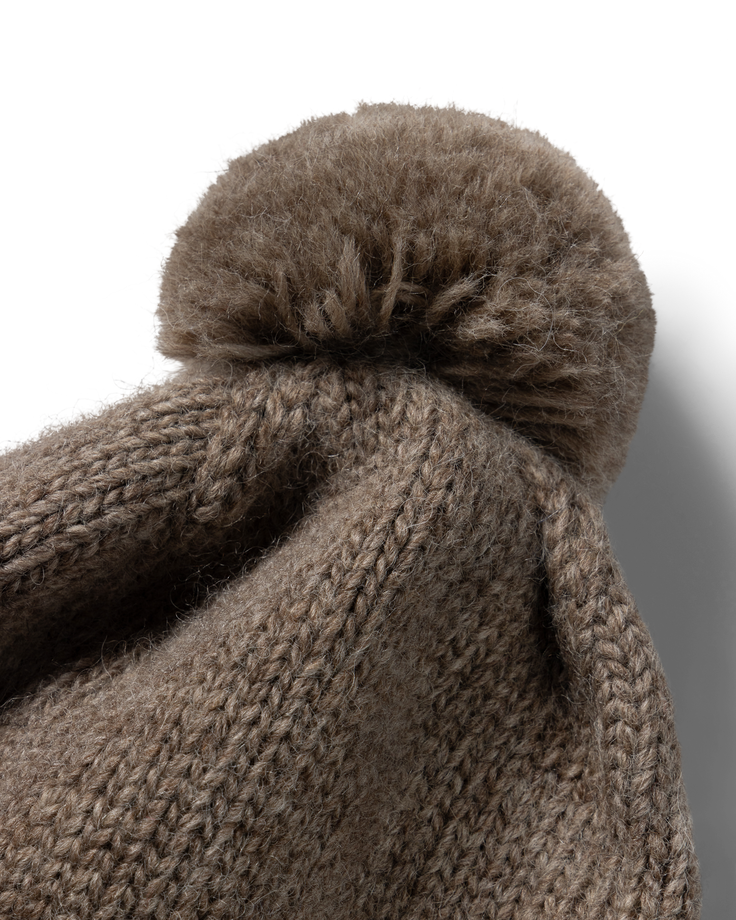 Chunky Knit Pom Pom Beanie