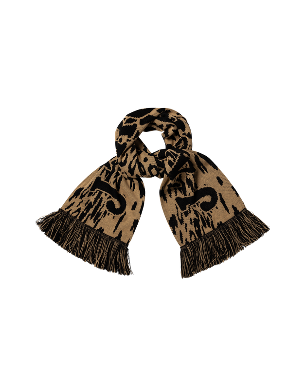 J'Adoro Aries Leopard Scarf