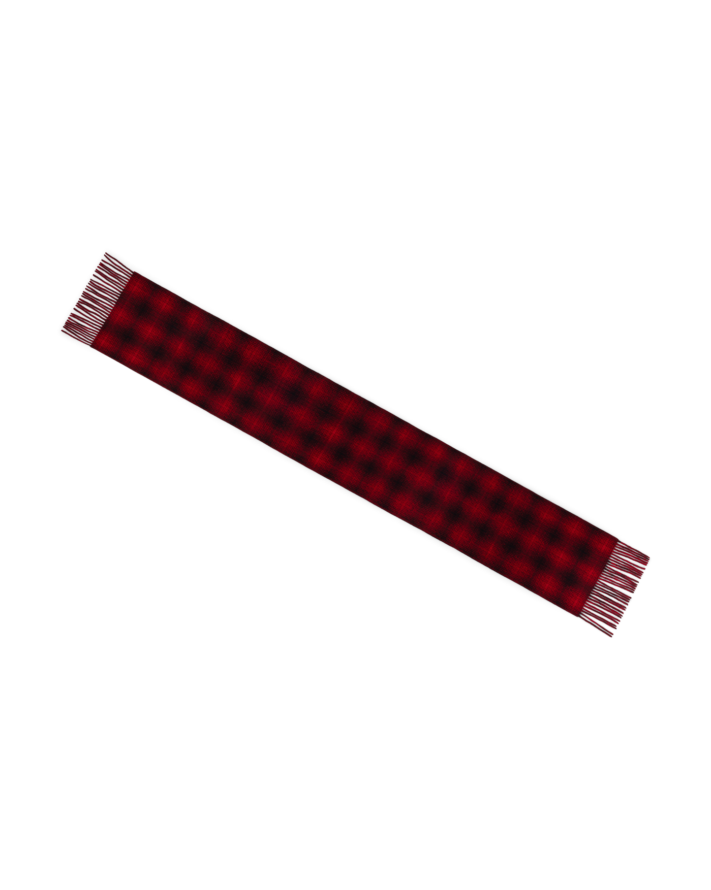 Press Gothic Checked Wool Scarf