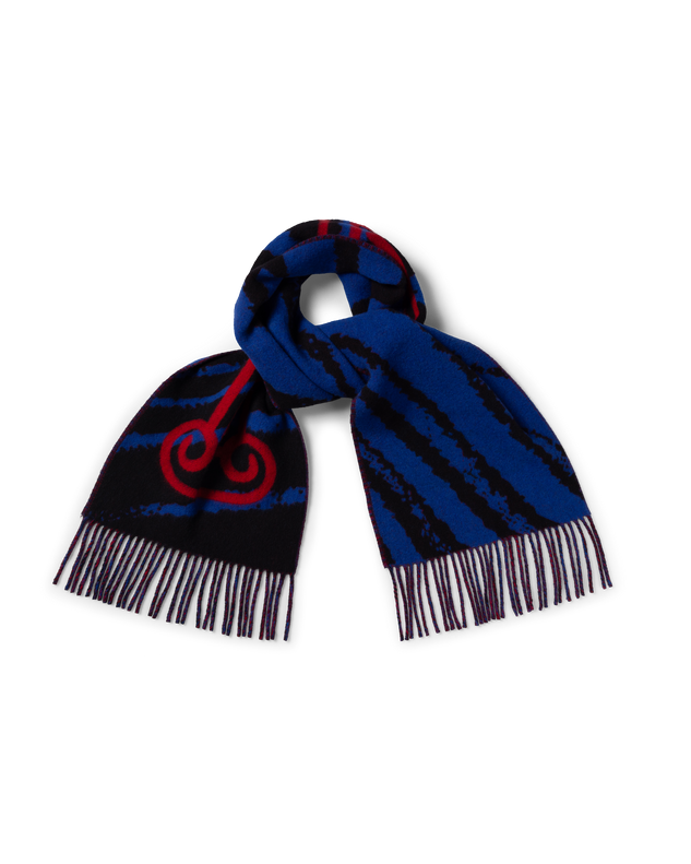 Column Zebra Wool Scarf