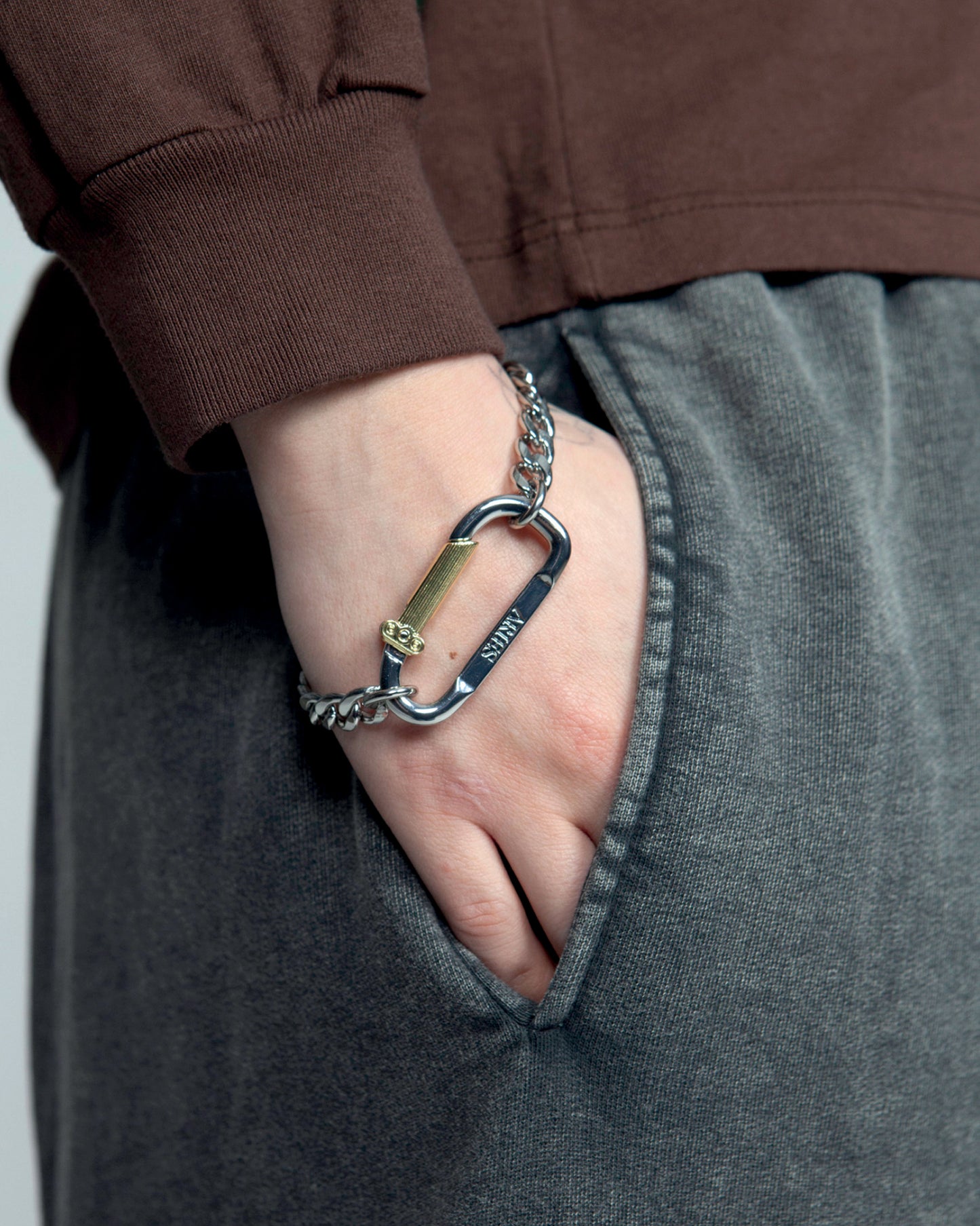 Mini Carabiner Chain Bracelet