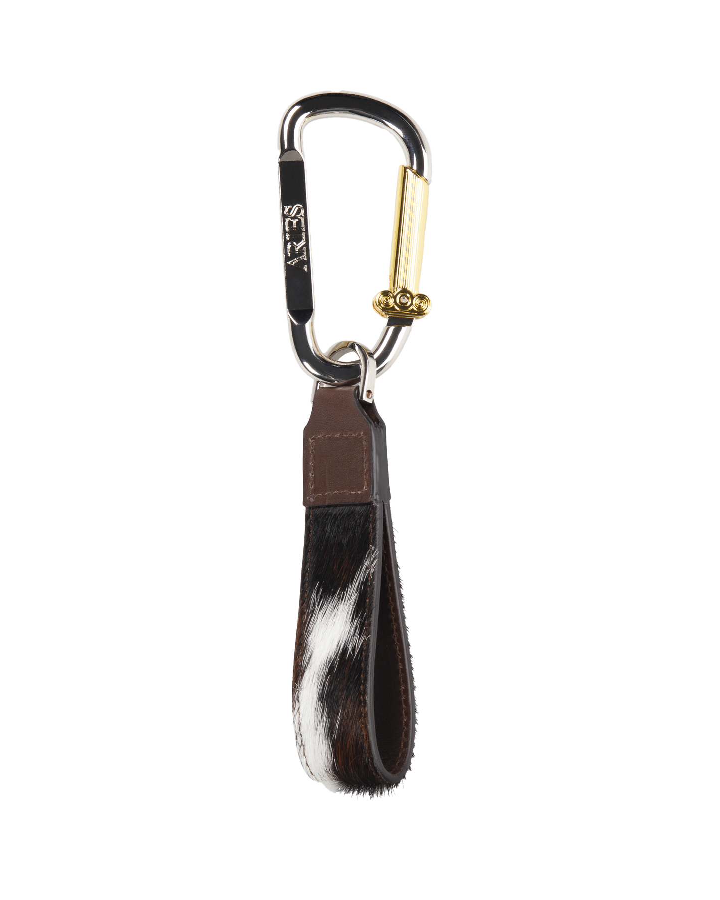 Column Carabiner Ponyskin Keychain