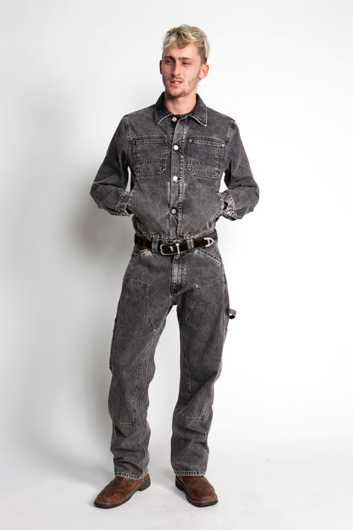 Acid Wash Denim Carpenter Jean